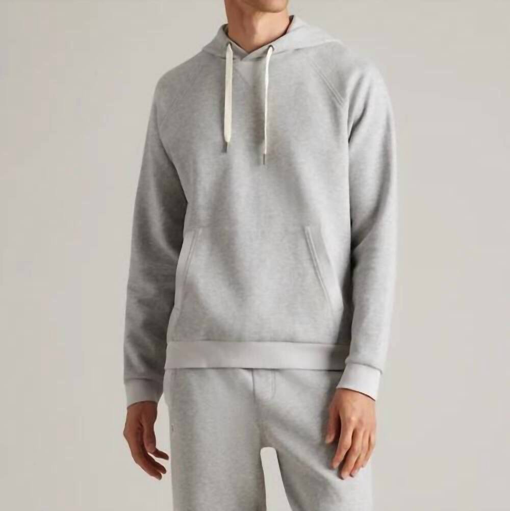 NEW RHONE heritage midweight hoodie in heather gray